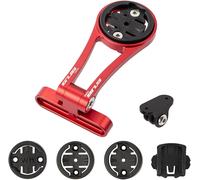 Support Réglable Pour Ordinateur De Vélo De Route,En Alliage D'aluminium,Compatible Avec Garmin Edge,Wahoo Elemnt,Bryton,Cateye,Caméra Gopro Et Lampe (Rouge)