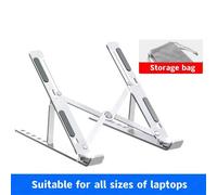 Support Réglable Pour Ordinateur Portable En Alliage D'Aluminium,Support Pour Ordinateur Portable,Support Rapide De Refroidissement Pour Macbook Lenovo,Accessoires Informatiques Po.Silver.