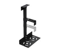 Support réglable pour PC - Support de Bureau pour CPU Durable avec Largeur et Hauteur Flexibles | Support d'ordinateur en métal monté au Mur, Support de Bureau pour l'installation