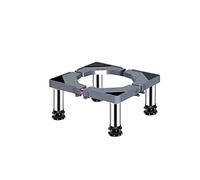 Support réglable pour sèche-linge 45-65 cm de largeur et de longueur, support pour lave-linge et lave-vaisselle, piédestal stable pour congélateur ou réfrigérateur (4 pieds 19-22 cm)