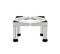 Support réglable pour sèche-linge de 50 à 75 cm - Pieds de machine à laver - Support pour machine à laver - Socle de machine - Hauteur des pieds : 10/15/20/25 cm - Tapis anti-vibrations