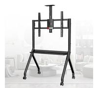 Support réglable pour tableau blanc avec roulettes pour tableau blanc électronique TV avec plateau pour appareil photo pour la maison, le bureau, la salle de classe - Noir 580