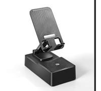 Support réglable pour téléphone et tablette | Support rotatif à 360 degrés avec haut-parleur sans fil, support de téléphone portable compatible avec les smartphones