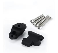 Support Réglage Hauteur Guidon Extensible Rehausseur Moto pour Ducati Multistrada V4S V4 S V4 Pikes Peak Rally Collier De Serrage De Guidon Réglable Adaptateur D'extension De Guidon.(Noir)