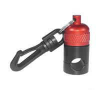 Support Régulateur Plongée Boucle Magnétique Aluminium 5.5cm | Fermeture magnétique pour forte, libération pour rapide sous l'eau, sécurité accrue, idéal , compatible tous détendeurs(Red)