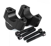 Support Rehausseur Guidon Aluminium Rehausseur De Guidon pour Yamaha MT-07 2021 : Adaptateur De Hauteur De Tube, Kit De Rehausse De Potence.(Noir 1)