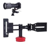 Support rétractable en métal pour objectif d'appareil photo et zoom, support de téléobjectif portable, support de mise au point longue, plaque à dégagement rapide 2 en 1, compatible avec Manfrotto