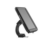 Support Rétroviseur pour Téléphone, Etanche avec Réglage Multi Angles Noir