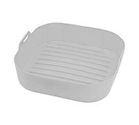 Support Réutilisable Pour Friteuse Sans Huile | Feuilles en Silicone avec Drainage 3D - Plateau Carré pour Panier de Friteuse | Compatible Four À Micro-Ondes Légumes Saucisses Frites Snacks Cuisine Ma