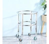 Support robuste en acier inoxydable pour marmites et seaux à lait, solution de rangement mobile pour cuisine et brassage