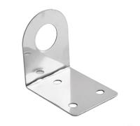 Support robuste en acier inoxydable pour robinet et boîtier de filtre à eau, plaque de suspension en métal à angle droit pour surfaces lisses comme le carrelage, le verre, le marbre, support mural en