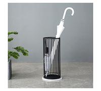 Support robuste en métal pour hôtels et bureaux Grande capacité avec bac d'égouttement et crochets pour 812 Umbs Design élégant Noir