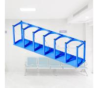 Support robuste pour bouteilles d'oxygène médical de 15 pouces - Support compact pour un accès facile aux bouteilles de gaz, protège les bouteilles d'oxygène à domicile ou en clinique (L-111