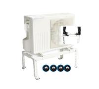 Support robuste pour climatiseur de fenêtre avec 4 bras - Support de sol robuste pour climatiseur sans conduit et pompe à chaleur (80 x 30 x 40 cm)