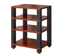 Support robuste pour composants audio HiFi - Étagère ouverte multifonction pour amplificateur et stockage multimédia, parfait pour une configuration audio-vidéo organisée