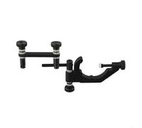 Support robuste pour indicateur de test à cadran fabriqué en aluminium léger pour fraiseuses avec pince de 4,5 cm et portée réglable de 0 à 30,5 cm pour un positionnement précis de la jauge