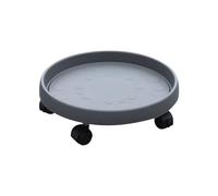 Support robuste pour pots de fleurs ronds - Support roulant pour plantes - Pour récupérer l'eau