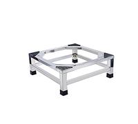 Support robuste pour réfrigérateur et lave-linge, capacité de 300 kg, hauteur réglable de 15 cm/20 cm, base antidérapante de 53 x 53 cm, idéal pour sèche-linge et réfrigérateur, cadre durable.