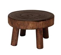 Support rond en bois massif pour pots de fleurs, aquariums aquatiques, fontaines à eau, lumières de Currentiz