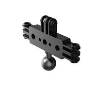 Support rotatif à 3 fentes en métal universel pour appareil photo de sport, équipement photographique, trépied en aluminium