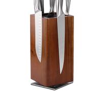 Support rotatif à 360° en bois - Support rotatif à 360° , bloc double face, outil de rangement de cuisine robuste, organisateur culinaire durable | Accessoire de comptoir pour les amateurs de cuisine