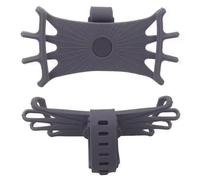 Support rotatif à 360° pour téléphone portable, vélo, moto, vélo, support en silicone pour tous les téléphones (noir)