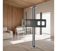 Support rotatif à 360° pour téléviseurs de 32 à 55 pouces - Support au sol avec fonction d'inclinaison - Meuble TV LCD - Base pour divertissement à domicile ultime
