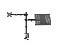 Support Rotatif de Base Levage et Suspension Type Pince pour Ordinateur Bureau Ajustable