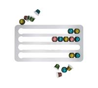 Support rotatif for capsules de café, étagère de rangement rotative for 24/40 capsules(Silver 40PCS)