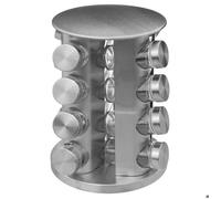 Paris Prix Support rotatif 5 five simply smart inox 16 pots à épices