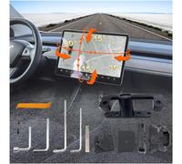 Support rotatif pivotant pour écran Tesla Model 3 Model Y 2025 pour console centrale, écran argenté original, quatre directions, rotation gauche et droite, rotation vers le haut et vers le bas