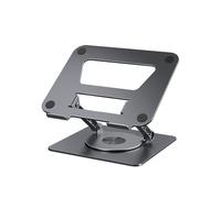 Support rotatif portable pour ordinateur portable, en alliage d'aluminium Gris