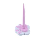 Support rotatif pour bobine de fil avec base texturée antidérapante pour crochet