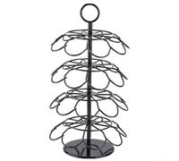 Support rotatif pour capsules de café, support de rangement pour 36 dosettes de café, tour de rangement pour bureau, cuisine