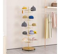 Support rotatif pour chapeaux - Autonome multi-couches pour perruques, casques et C - Affichage au sol pour une visibilité optimale