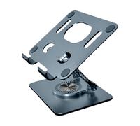 Support rotatif pour ordinateur portable - Support portable pour ordinateur jusqu'à 41 cm - Base élévatrice pour ordinateur portable, tablette, bureau, maison, chambre, salle de classe, studio