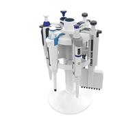 Support rotatif pour pipettes de laboratoire - Support de rangement pour micropipettes - Gain de place - Support de micropipette de laboratoire