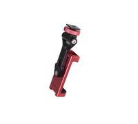Support rotatif pour smartphone Vloggings de 60 à 91 mm, pince réglable, deux emplacements pour griffes, trépieds, support de téléphone compatible avec coussinet anti-rayures