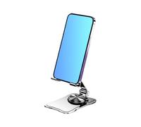 Support rotatif pour téléphone portable de bureau | Support rotatif pour tablette pour voyage, maison, bureau, chambre, cuisine, vidéo bloging, transmissions, conférences vidéo