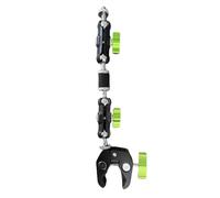Support rotatif professionnel à tête sphérique 1/4 "Pince filetée pour téléphone vidéo montage caméra d'action lumière LED multifonction pince trépied de téléphone
