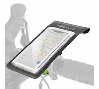 Support Rotatif Vélo pour Smartphone Étanche avec Attache Guidon Forever Noir