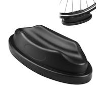 Support Roue Avant Home Trainer, Support De Roues Avant Vélo Antidérapant, Bloc de Rehaussement de Roue Avant de Vélo, pour Supports D'entraînement de Vélo D'intérieur, Noir 22,4 x 11,2 x 5 cm