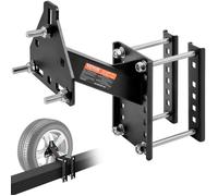 VEVOR Support roue de secours remorque – Capacité 73 kg – Pour roues 4/5/6/8 boulons 10,2–12,7 cm
