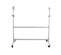 Support Roulant en Métal pour Tableau Blanc 90 X 120 Cm, Chevalet Mobile Réglable Effaçable À Sec pour Bureau, Salle De Classe, Support Uniquement