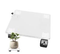 Support roulant pour | Rouleau de carré en acrylique transparent à roulettes, support de déplacement, déménagement de pot de jardin, soucoupe pour intérieur et extérieur