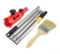 Support Rouleau Angle Réglable 180° avec 39mm pour Rénovation Murale et Plafond Outil Multifonction Nylon 17cm(E)