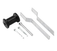 Support Rouleau Étrave Ajustable Chargement pour facile Bateau | Ajustement pour précis langue 2.5", caoutchouc résistant, acier, installation sécurisée, compatibilité large