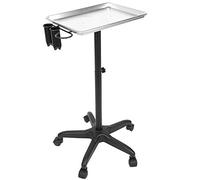 Support Roulettes Universel 360° 15 cm Aluminium Alimentaire Résistant Corrosion Charge Lourde Plateau Ajustable pour Séchoir à Cheveux Fer à Lisser Utilisation Intérieure