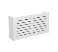 Support Routeur WiFi Mural Boîte Rangement 38cm | Design ouvert, signal non bloqué, câblage multi-directionnel, plastique , élégant