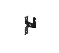 Support rustique cataphorèse noir pour espagnolette - 752254